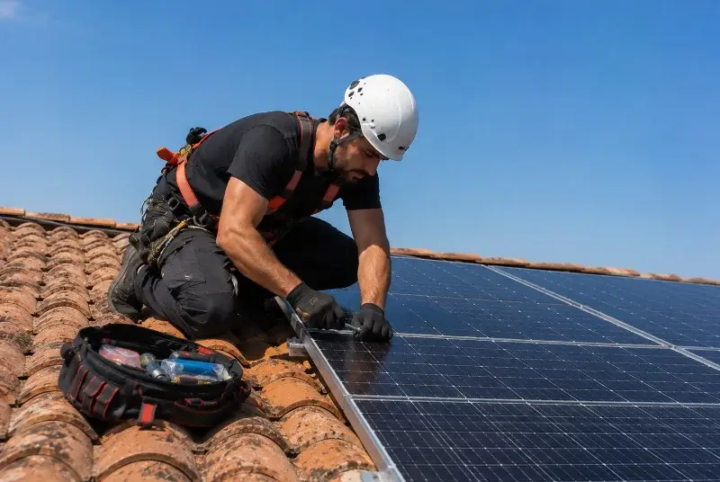 Maintenance et monitoring de panneaux solaires à Ensuès-la-Redonne