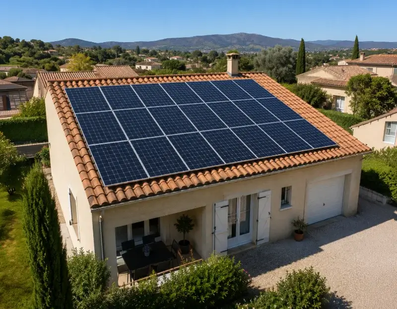 Prime à l'autoconsommation panneaux solaires Ensuès-la-Redonne — aide financière de l'État